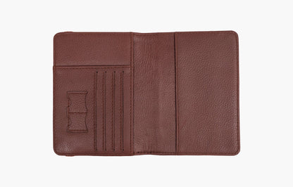 Leather Travel Passport Wallet, Credit Card Holder, Currency Separator, Organizer Wallet For Men