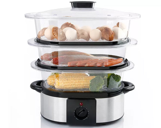 Electric Food Steamer Large Vegetables Steam Cooker