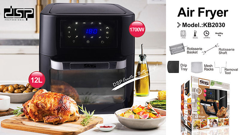 Electric Air Fryer Automatic Deep Fryer Without Oil Air Frying Machine Deep Fat Fryer For Home Fries