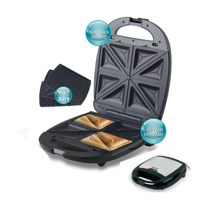 Haeger 3 In 1 Breakfast Makers,Grill Sandwich Makers,Waffle Makers