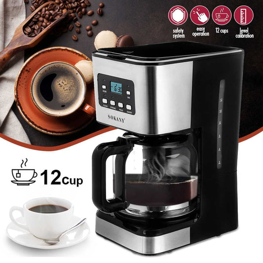 Sokany – CM-121E Semi-automatic Coffee Machine