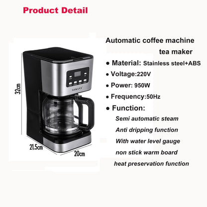 Sokany – CM-121E Semi-automatic Coffee Machine