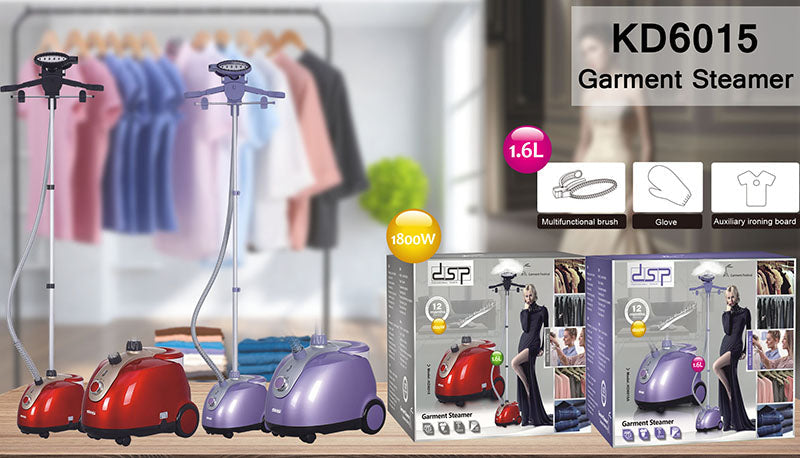 Original France DSP Fast Heat Garment Steamer, Full Size Steamer for Clothes, Fabric High Pressure