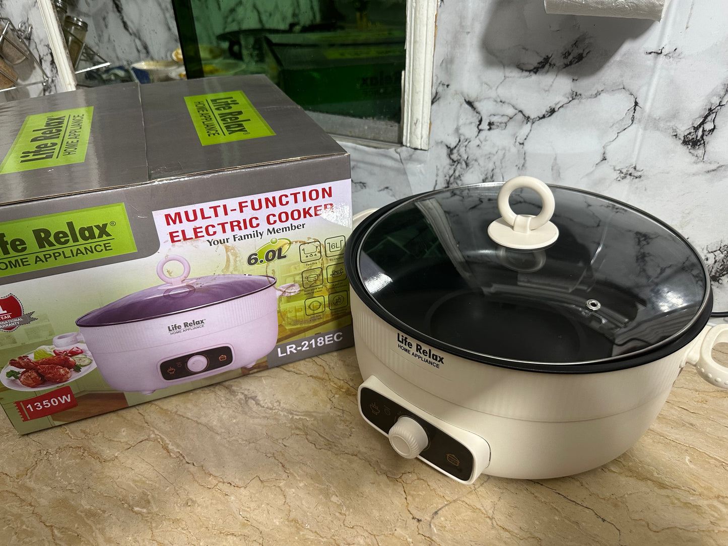 Imported German All In One Electric Multi-Function Cooker 6 Liter ( LR-218EC )
