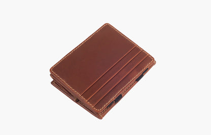 Leather Travel Passport Wallet, Credit Card Holder, Currency Separator, Organizer Wallet For Men
