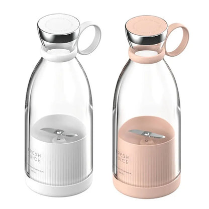 Imported Mini Bottle Blender Portable Electric Juicer 6 Blades Smoothie Maker 40W USB Rechargeable Fruit Mixer Fresh Squeezer Machine