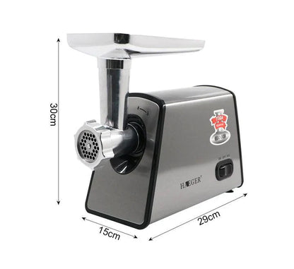 Haeger HG-3378 Multi-Functional Electric Home Stainless Steel Meat Grinder