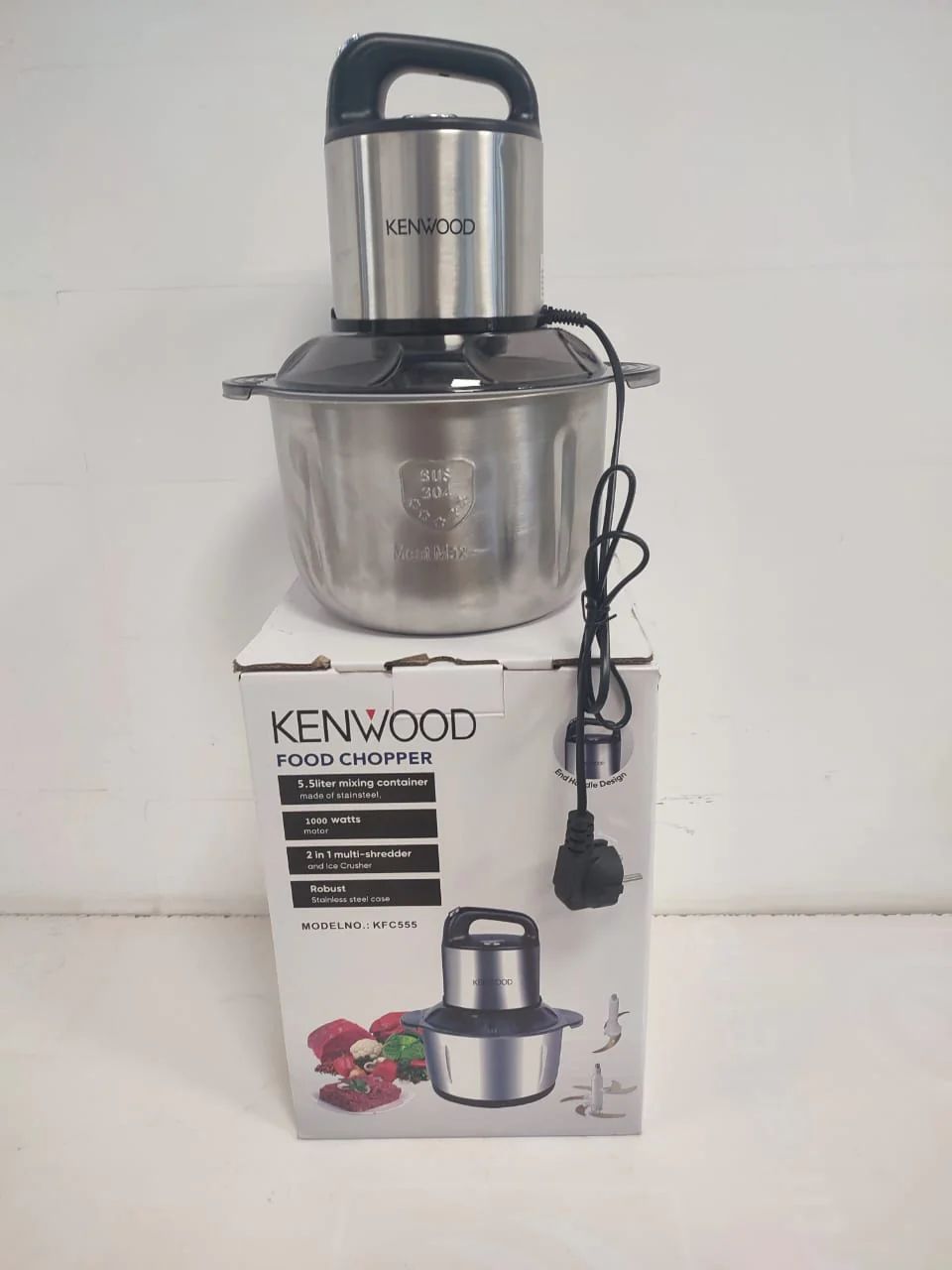 Kenwood Electric Chopper With Extra Blade 5.5L - 1000W