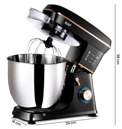 RAF Stand Mixer 3×1, Black, 1800 WATT, 12 Liter, Model R.6673