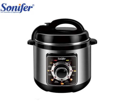 Imported SONIFER 6L Multifunctional Pressure Cooker Non-stick Smart Household Steamed Rice & Soup Pot