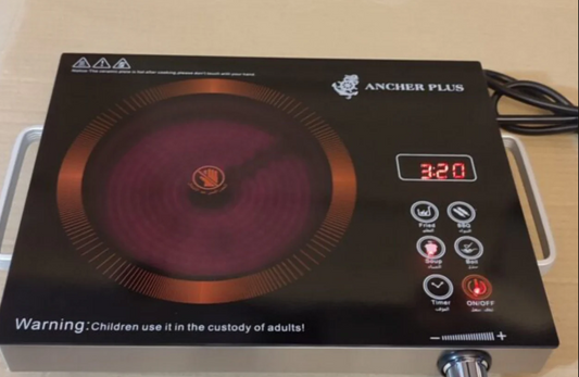 Ancher Plus Ceramic Infrared Cooker Single Hotplate