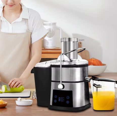 American Multifunction 11 in 1 Centrifugal Juicer Machine Stainless Steel Juice Extractor with Food Grinder & Smoothie Blender & Meat Chopper Citrus & Vegetable Cutters