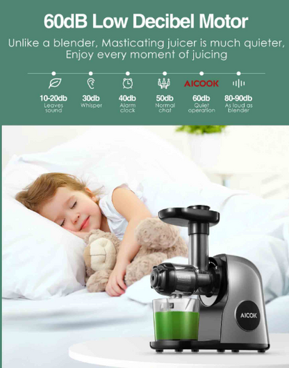 AICOK Slow Masticating Juicer Extractor AMR519