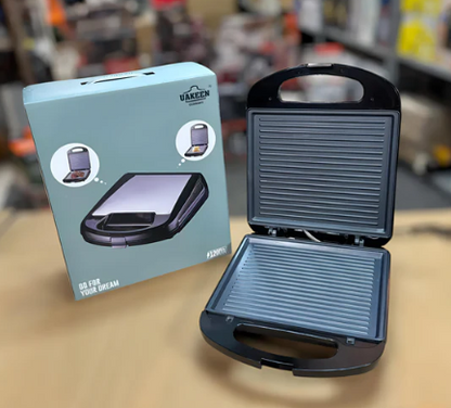 UAKEEN Electric Grill Maker | Panini Sandwich Maker 1200W ZL-406