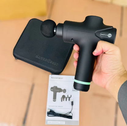 Original Silver Crest Digital Gun Massager | Rechargeable Massage Gun