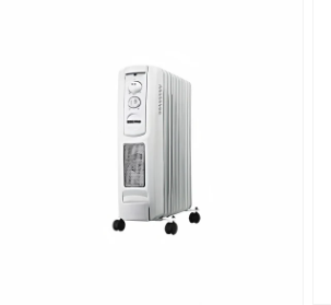 Geepas 9-Fin Portable Electric Oil-Filled Radiator Heater GRH91009P