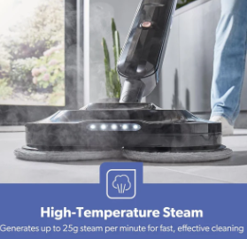 GEEPAS Digital Steam Mop Upright Steam Cleaner Floor Mop 63077