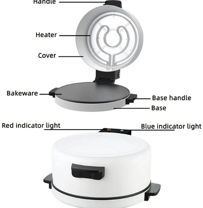 Imported Automatic Arabic Bread Maker | Perfect Naan, Roti, Pizza & Flatbread Every Time