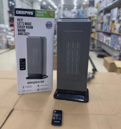 Geepas Tower PTC Heater With Remote Control GRH28572P