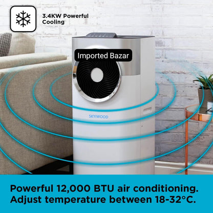 Skyiwood Portable Air-Conditioned  Heat & Cool | 12000 BTU | Inverter Series