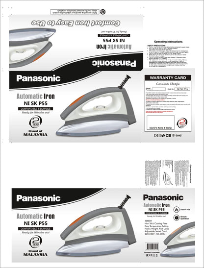 Panasonic New Design Automatic Dry Iron