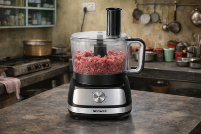German Electric Meat Chopper With Vegetable Cutter 3 In 1 | Meat Grinder 2L 800W