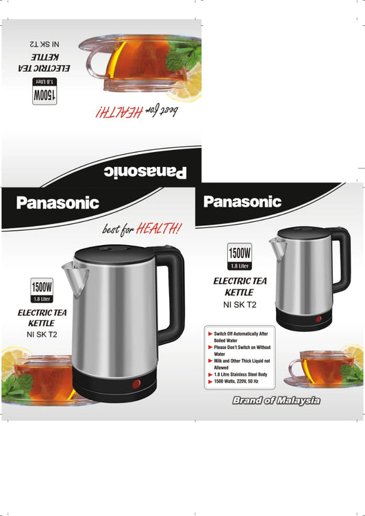 Panasonic Electric Tea Kettle 1.8L 1500W ( NI SK T2 )