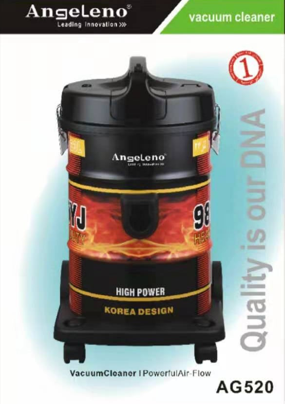 Angeleno AG 989YJ Drum Vacuum Cleaner High Power Korea Design 23 Liter