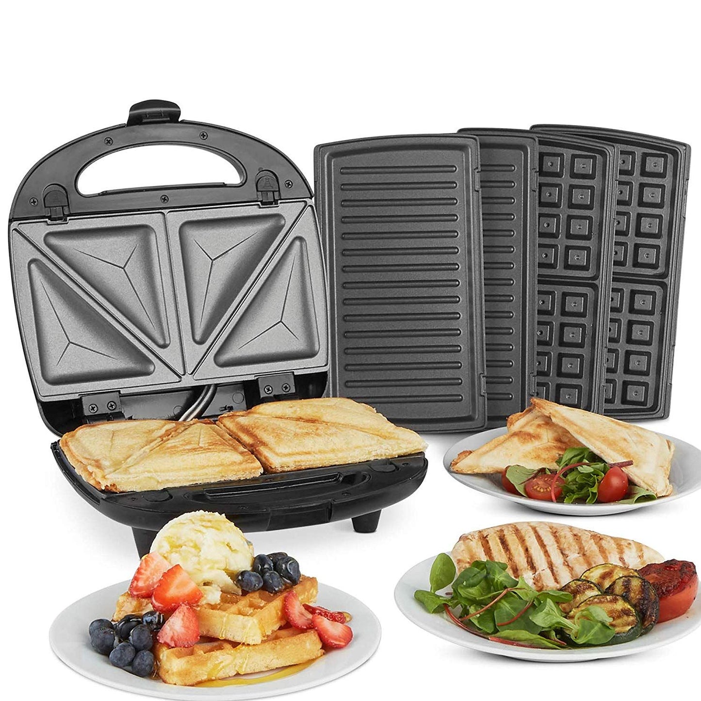 Imported 3 In 1 Electric Switchable Multifunctional Sandwich Maker