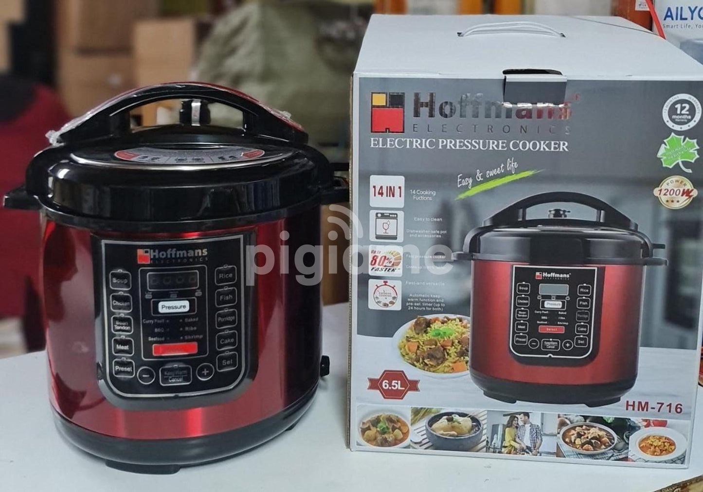 Hoffmans 14 in 1 Electric Pressure Cooker 6.5L HM-716