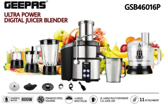 Geepas GSB46016P Digital Food Processor