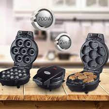 Electric Baking Pan 2 In 1 Donut Maker