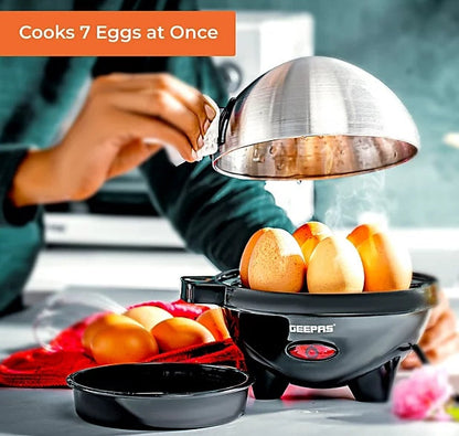 Geepas Electric Egg Boiler 7pcs, GEB63032UK