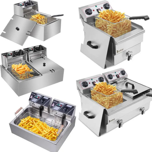 Imported Original 6 Liter Countertop Stainless Steel Electric Deep Fryer