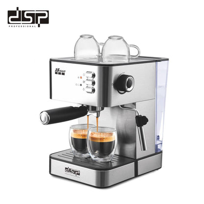 Hot sales DSP Office Italian Semi automatic Steam Bar Milk Foam Machine Integrated Coffee Machine